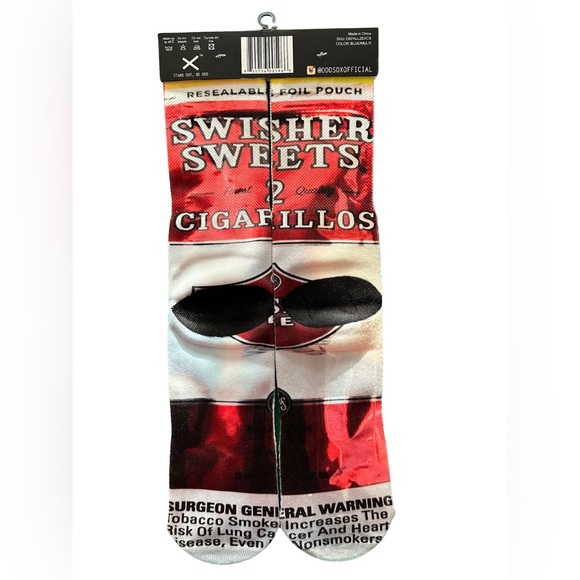 Red Swisher Sweet socks - Picture 2 of 2